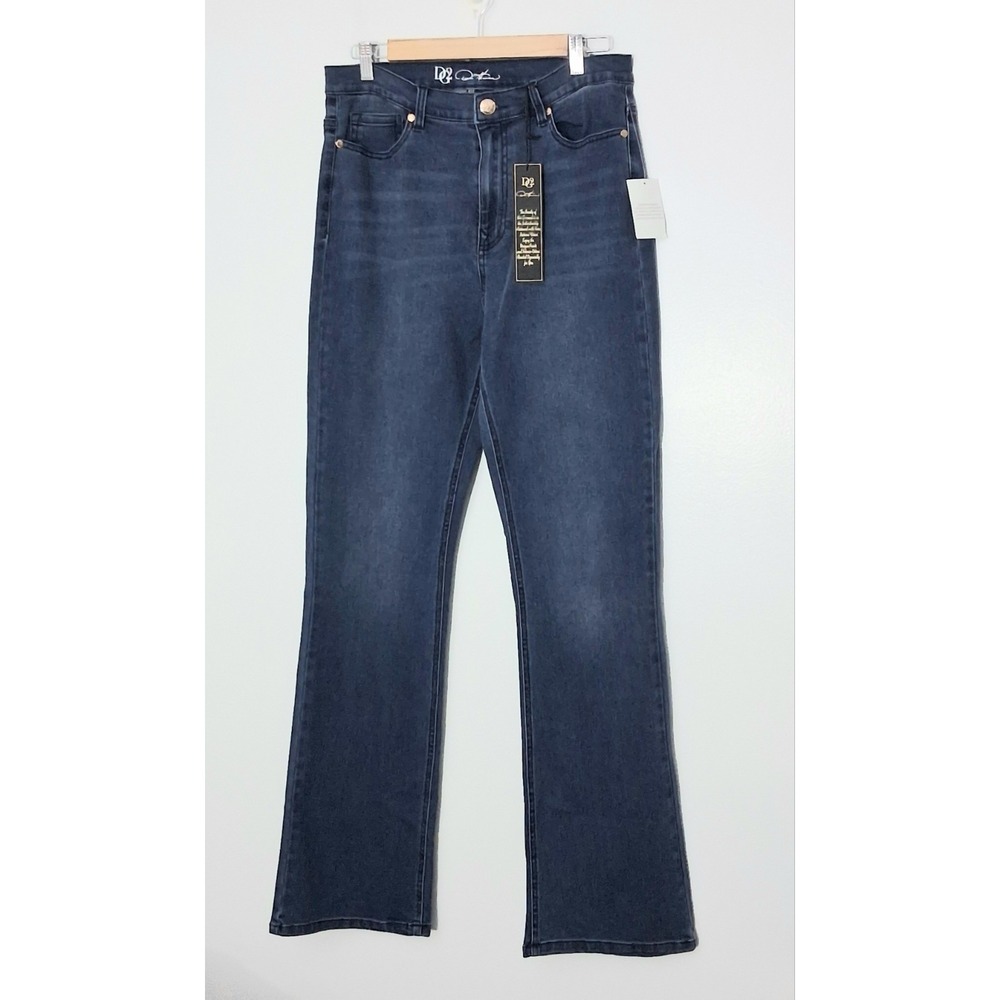 DG2 by Diane Gilman Jeans Women's Size 10 Tall Medium Wash Bootcut Pockets NEW